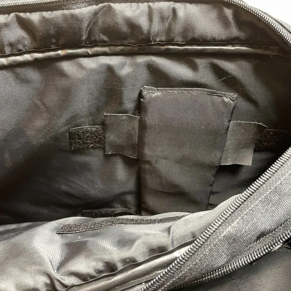 Tech Organizer Laptop Executive Messenger Travel Bag Expandable Zip Pockets